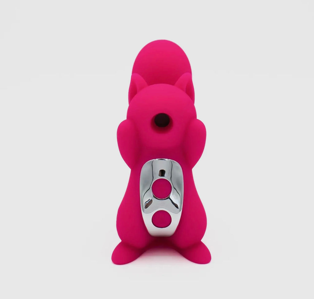 Screaming Squirrel Dual Motor Air Pulse
& G-Spot Vibrator