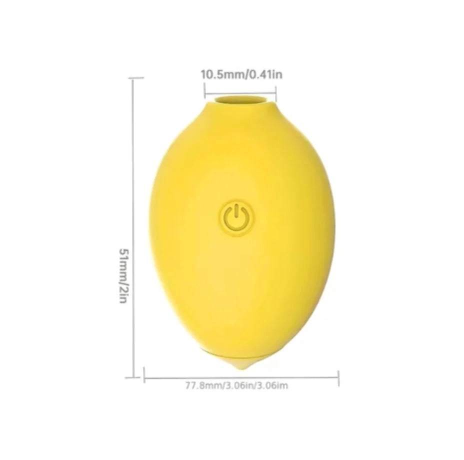 "The Lemon" Bella Squeeze Lemon Shaped Mini Vibrator