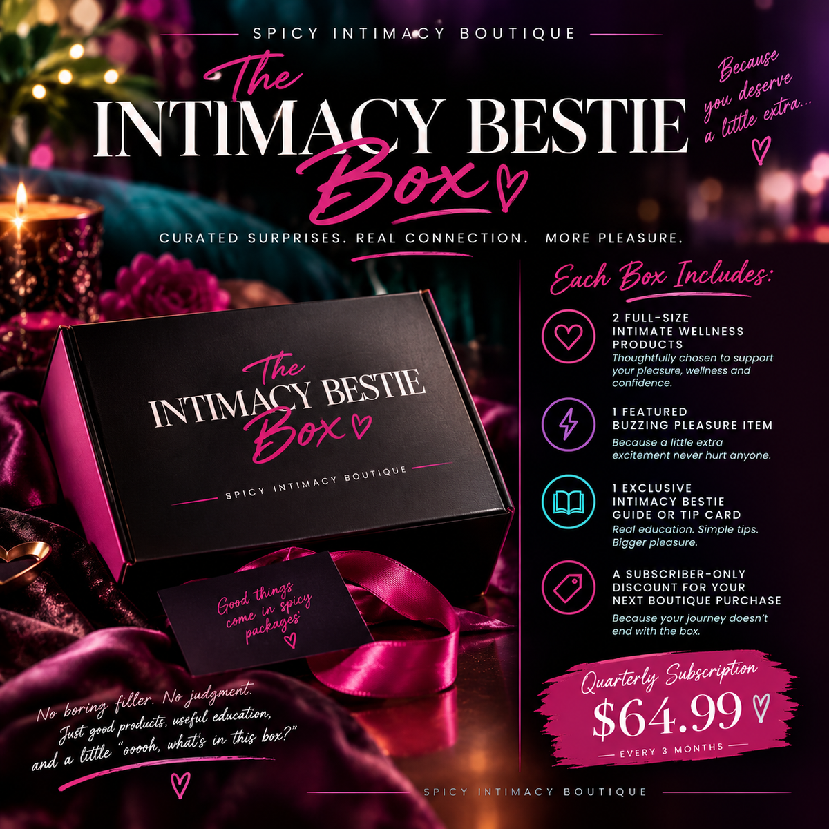 The Intimacy Bestie Box! (Seasonal Subscription)