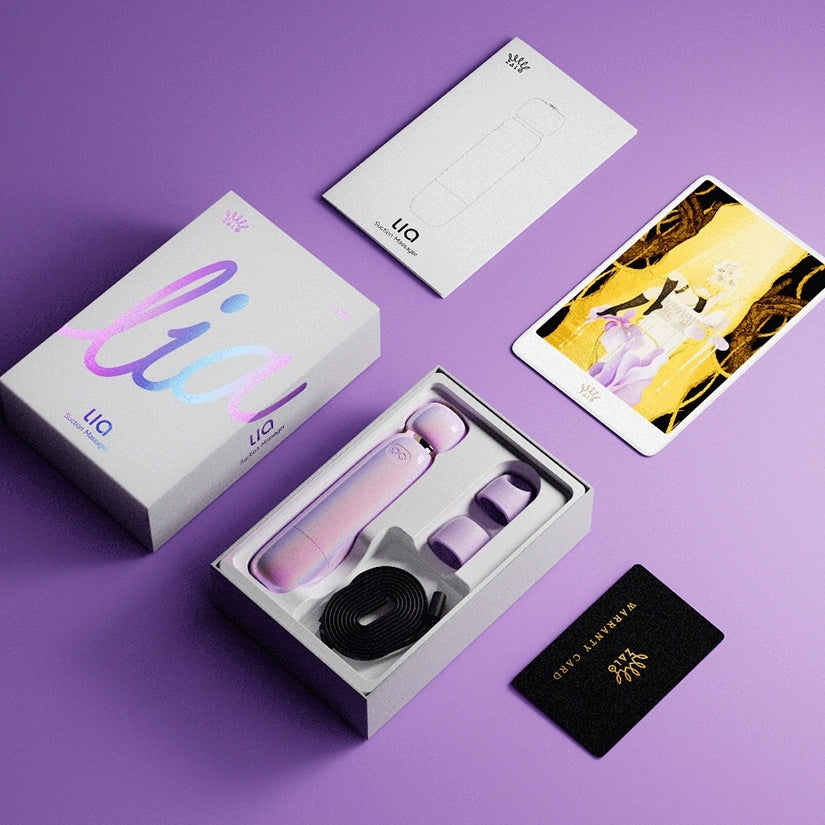 ZALO Lia Suction Massager Lavender Purple ( small & mighty )
